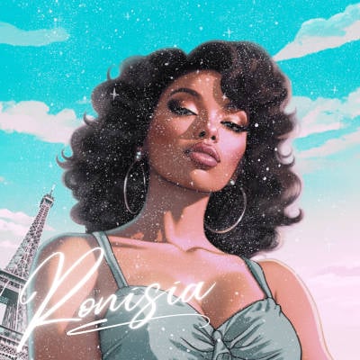 French female R&B singer Ronisia
