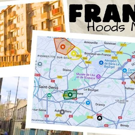 Map of the 15 Most Notorious France and Paris Ghetto Areas