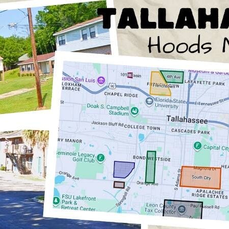 Map of Tallahassee Hoods (Full Tour of Tallahassee Streets)